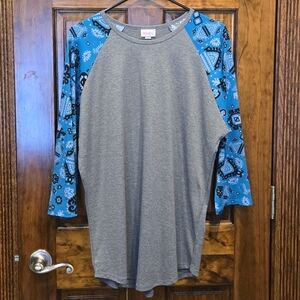 Lularoe Bandana Print Randy T NWOT XL